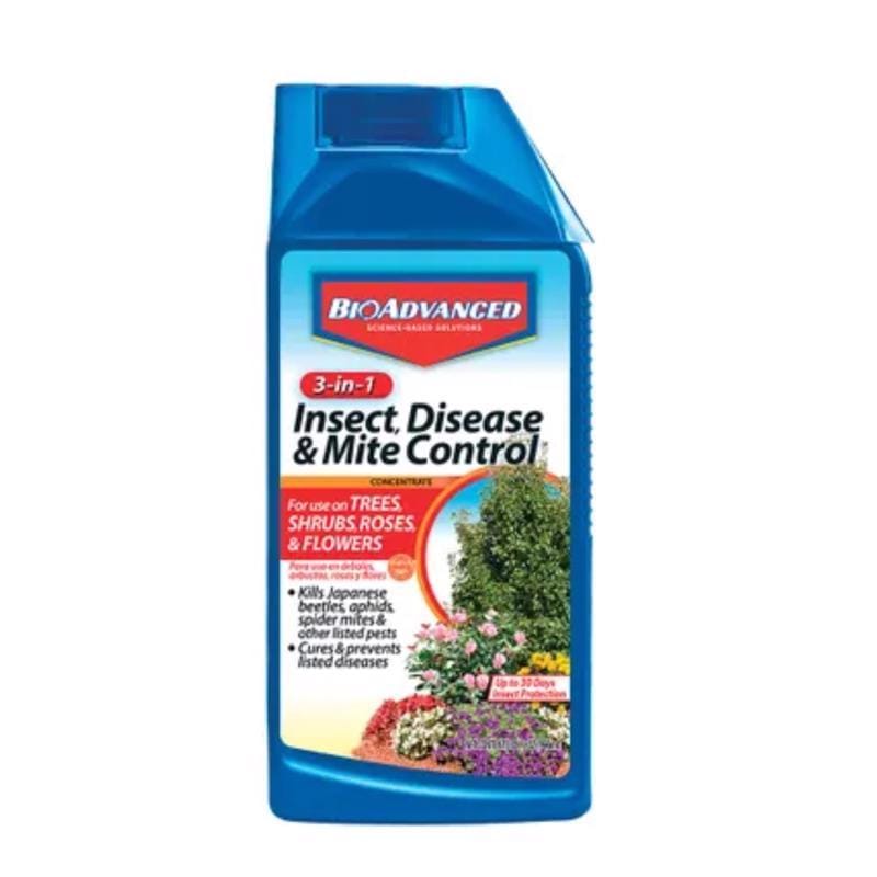 Bayer Advanced 708285A BioAdvanced 3-In-1 Insect Disease & Mite Control Concentrate 32 oz