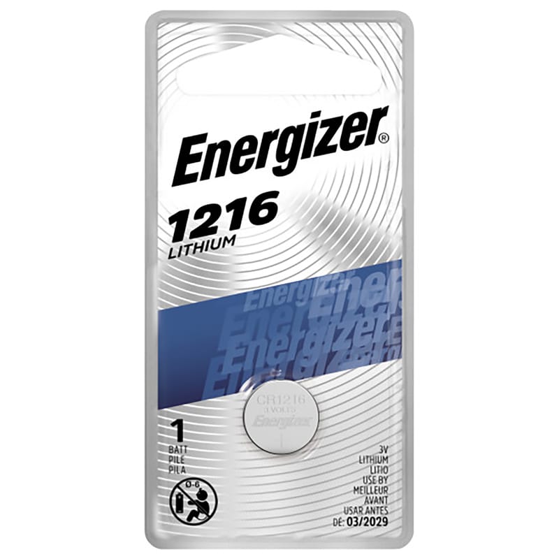 Energizer ECR1216BP Lithium 1216 3 V Keyless Entry Battery 1 pk