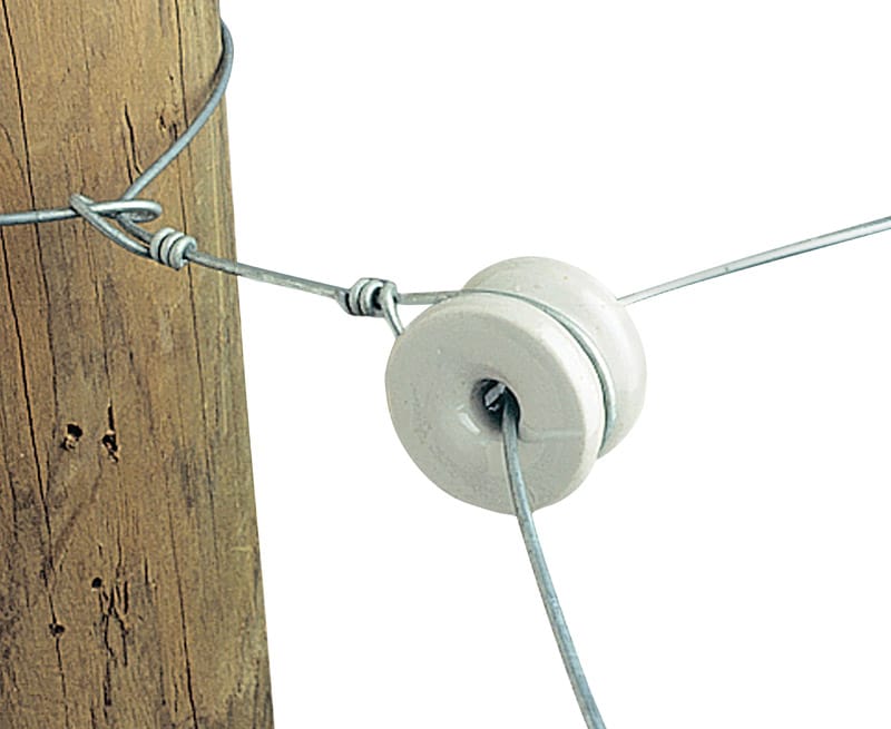 Gallagher G674034 Corner Post Donut Insulator White