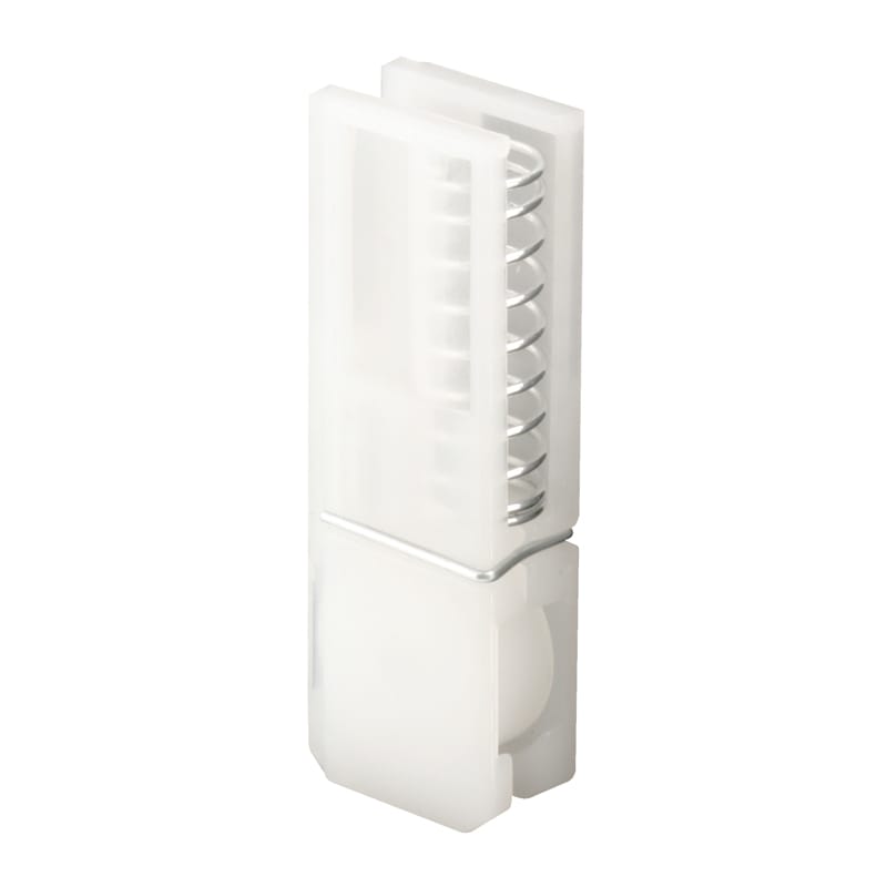 Prime-Line B 544 3/4 in. D X 1/4 in. L Matte White Nylon Roller Assembly 2 pk