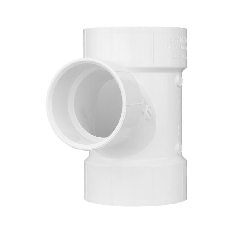 Charlotte Pipe PVC014010600 Schedule 30 3 in. 3 in. D PVC Sanitary Tee 1 pk