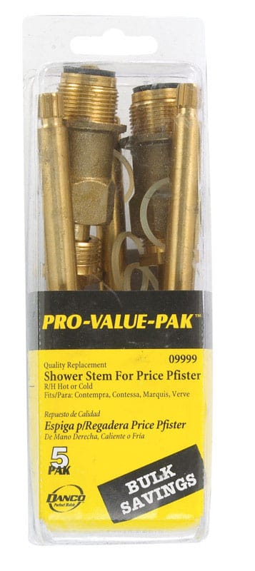 Danco 09999 12H-2H/C Hot and Cold Faucet Stem For Pfister