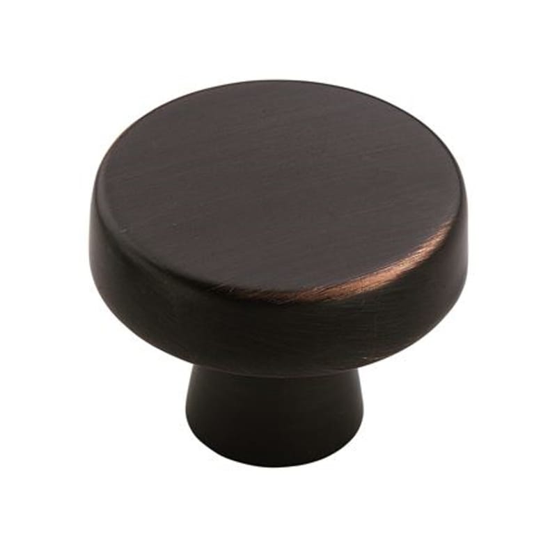 Amerock BP55270ORB Blackrock Collection Round Cabinet Knob 1-5/16 in. D 1-1/8 in. Oil Rubbed Bronze 1 pk