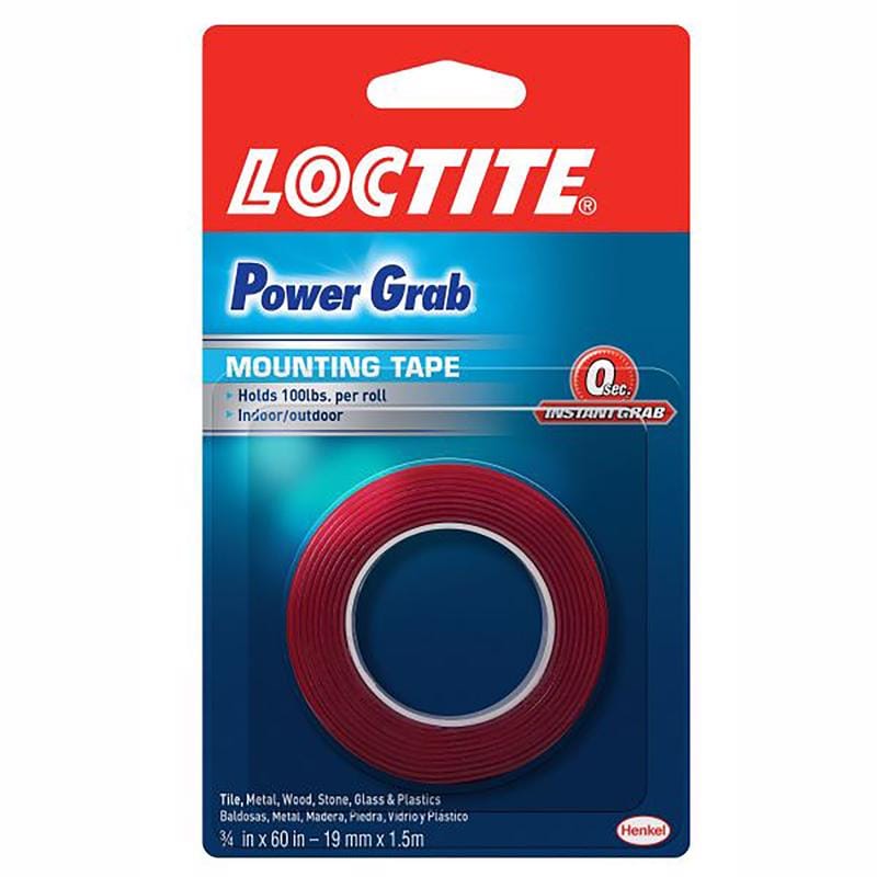 Loctite 1360350 Power Grab 60 in. L X 3/4 in. W Double-Sided Mounting Tape