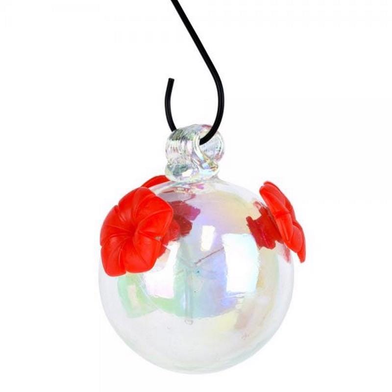 Songbird Essentials GEHF015 8 oz Glass/Plastic Bubble Nectar Bird Feeder 3 ports