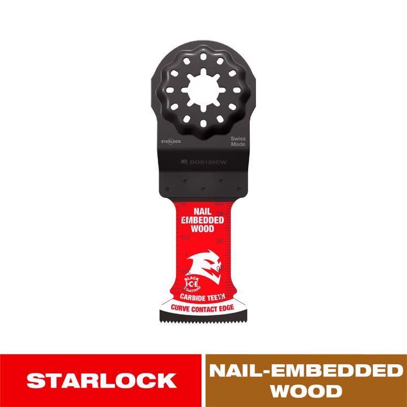 Diablo DOS125CW Demo Demon Amped 1-3/4 in. L X 1-1/4 in. W Carbide Oscillating Blade Nail-Embedded Wood 1 pk