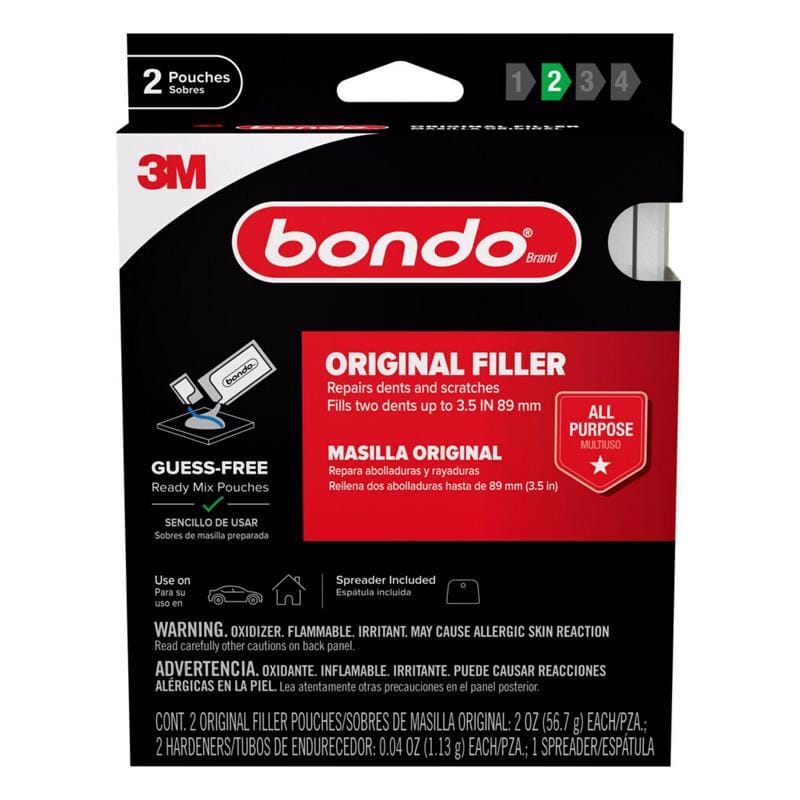 Bondo OR-2PK-ES Auto Body Filler 2 oz