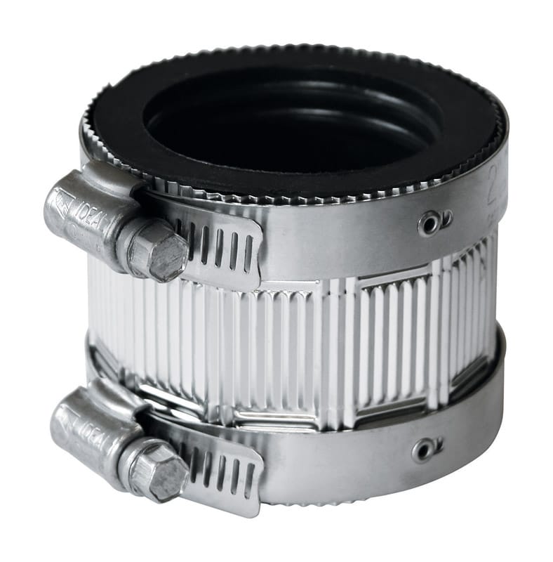 Fernco 14212 Schedule 40 2 in. 1-1/2 in. D PVC No Hub Coupling 1 pk