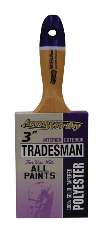 ArroWorthy 6030 0300 Tradesman 3 in. Chiseled Paint Brush