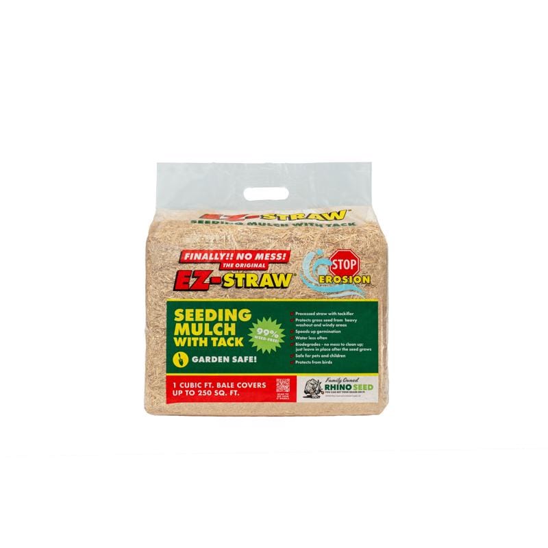 Rhino SEED MLEZSTRAWMULCH1 EZ-Straw Natural Straw Seeding Mulch 1 cu ft