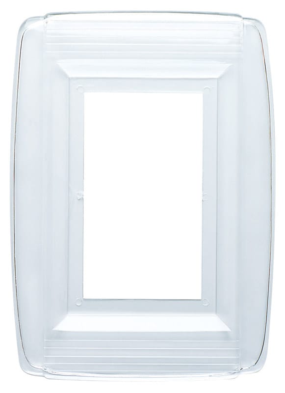 Westinghouse 7499800 Clear 1 gang Plastic Wall Plate 1 pk