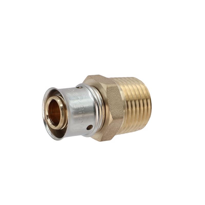 SharkBite UCP120Z PEX Press 1/2 in. Press each X 1/2 in. D MNPT each Brass Male Adapter
