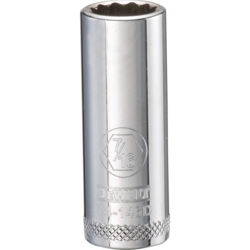 Dewalt DWMT74146OSP 7/16 in. X 3/8 in. drive SAE 12 Point Deep Socket 1 pc