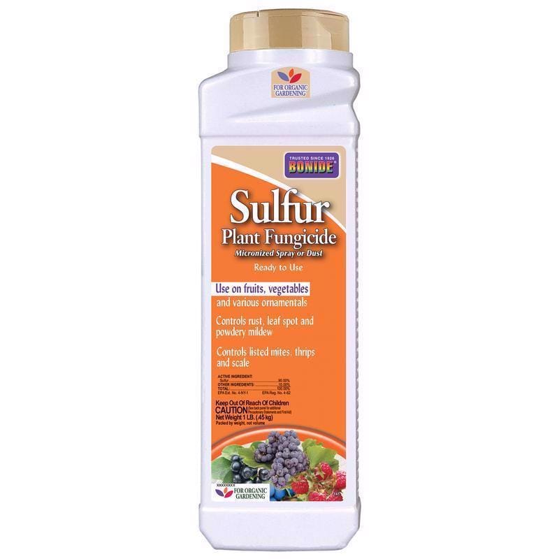 Bonide 141 Sulfur Organic Concentrated Dust Fungicide 1 lb