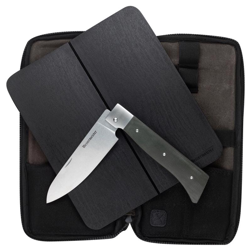 Messermeister ACL-3 Adventure Chef 6 in. L Stainless Steel Folding Knife Set 3 pc