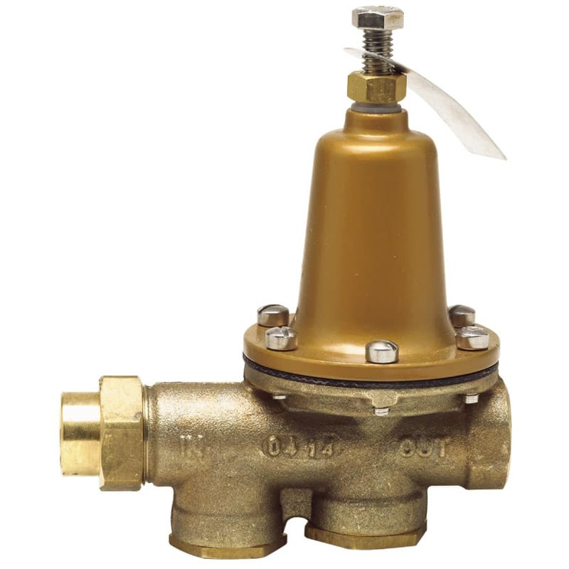 Watts 0957003 3/4 in. Female Threaded Union Brass Water Pressure Reducing Valve 3/4 in. FNPT