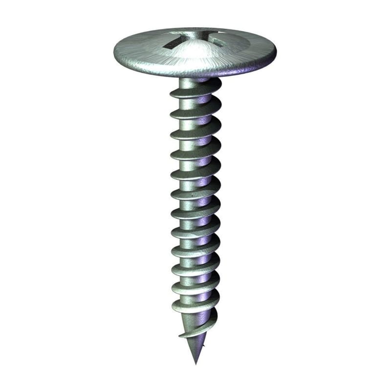 Grip-Rite NMTD8121 Pro-Twist No. 8 wire X 1/2 in. L Phillips Truss Head Coarse Lath Screws