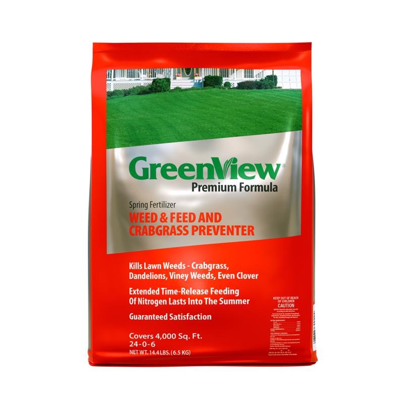 GreenView 2230042 Fairway Formula Weed & Crabgrass Lawn Fertilizer For All Grasses 4000 sq ft