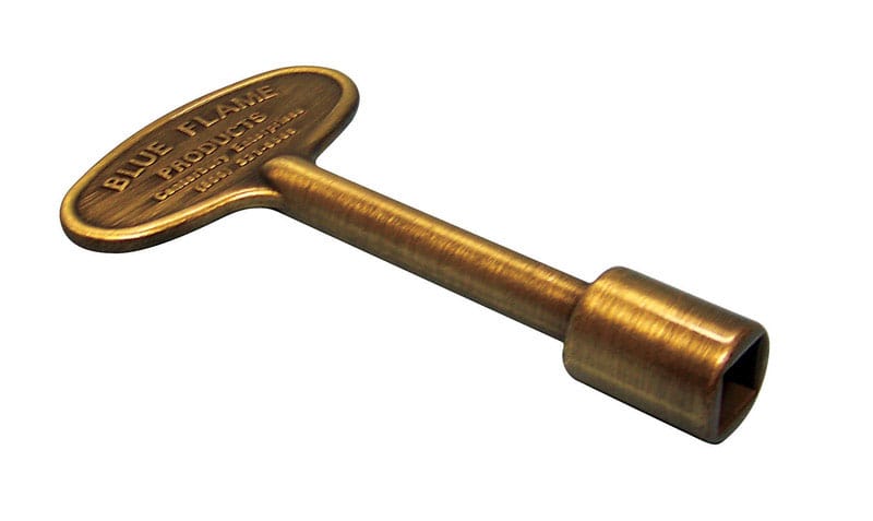 Blue Flame BF.KY.04 Silver Antique Brass Zinc Gas Valve Key