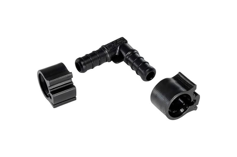 Flair-It 30815 PEXLock 3/8 in. PEX X 3/8 in. D PEX PEX Elbow with Clamps