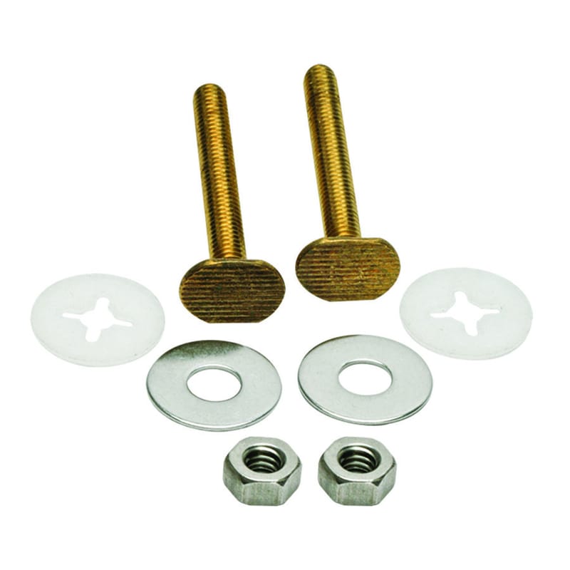 Fluidmaster 7110 Bowl to Floor Bolts Brass