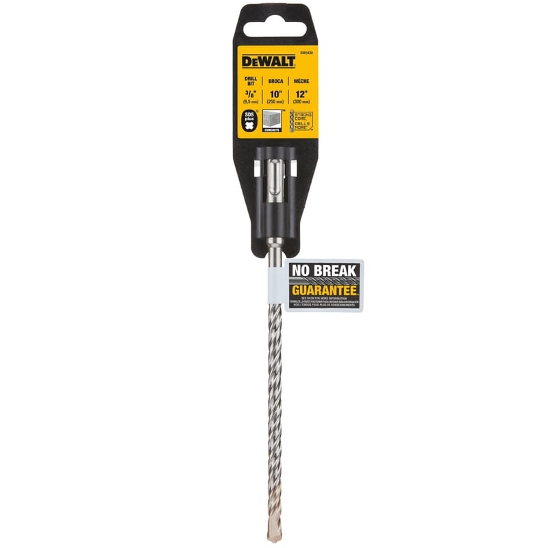 Dewalt DW5430 3/8 in. X 12 in. L Carbide Tipped Drill Bit SDS-Plus Shank 1 pc