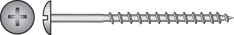 Hillman 39279 No. 10 X 2-1/2 in. L Phillips Black Phosphate Coarse Cabinet Screws 1 pk