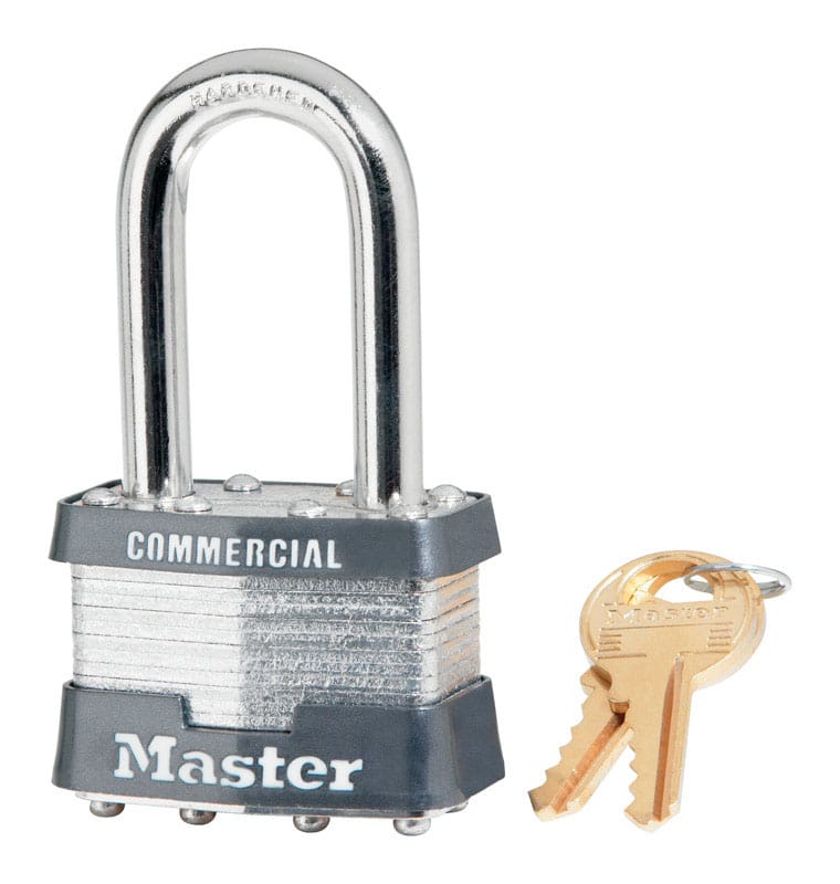 Master Lock 1KALF 2725 1-5/16 in. H X 1-3/4 in. W Steel Pin Tumbler Padlock