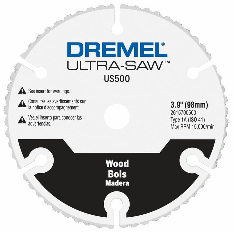 Dremel US500-01 Ultra-Saw 3.9 in. Carbide Wood Cutting Wheel 1 pk
