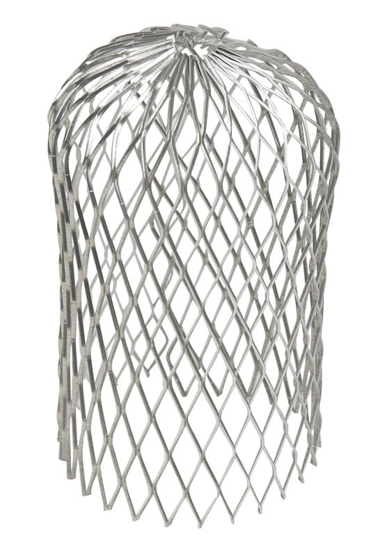 Amerimax 21059 2.8 in. W X 3 in. L Gray Aluminum Gutter Strainer 1 pk