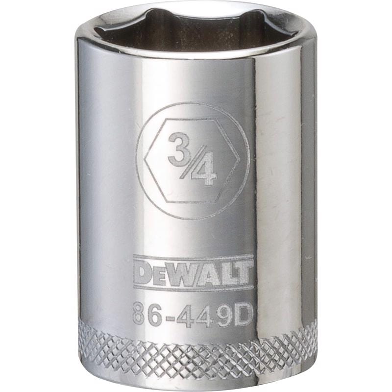 Dewalt DWMT86449OSP 3/4 in. X 1/2 in. drive SAE 6 Point Socket 1 pc