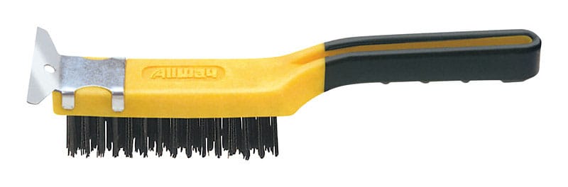 Allway SB411 1-1/2 in. W X 11.5 in. L Carbon Steel Wire Brush with Scraper