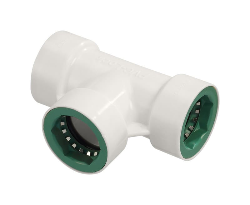 Orbit 34770 PVC-Lock 3/4 in. Push X 3/4 in. D Push Plastic Tee Connector