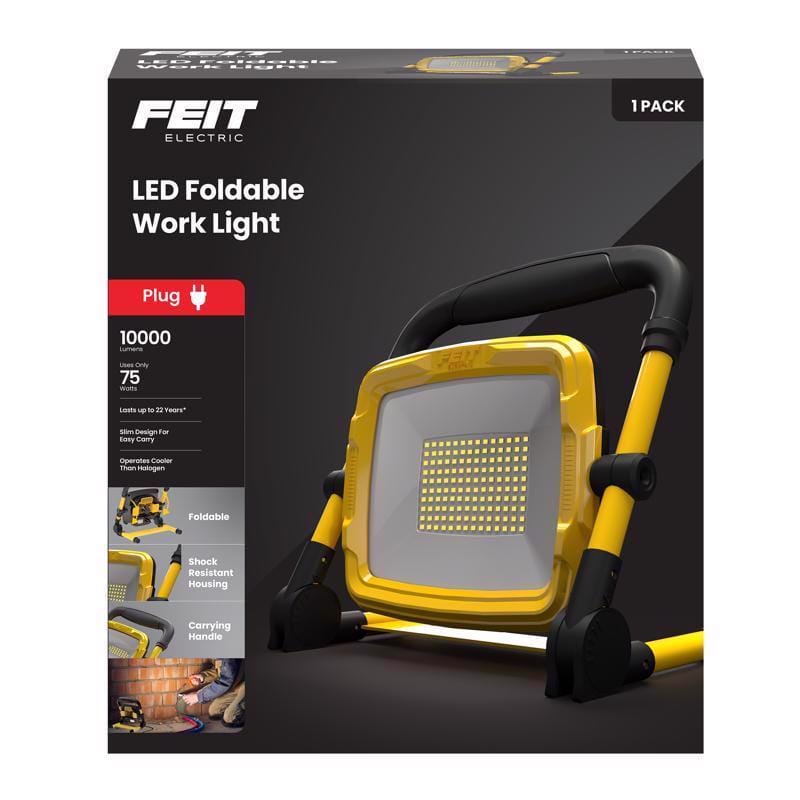 Feit WRK10000XLPLGFD 10000 lm LED Corded Stand (H or Scissor) Work Light