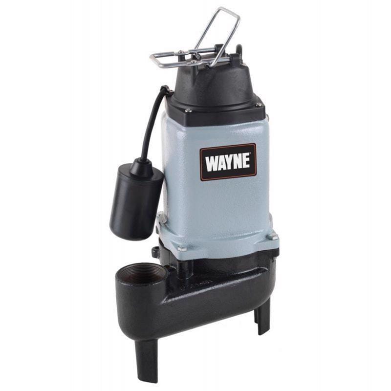 Wayne WCS50T 1/2 HP 10000 gph Cast Iron Tethered Float Switch Sewage Pump