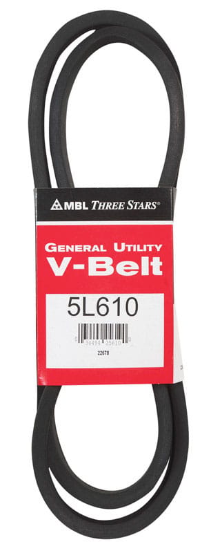 Mitsuboshi 5L610A FHP General Utility V-Belt 0.63 in. W X 61 in. L For Fractional Horsepower Motors