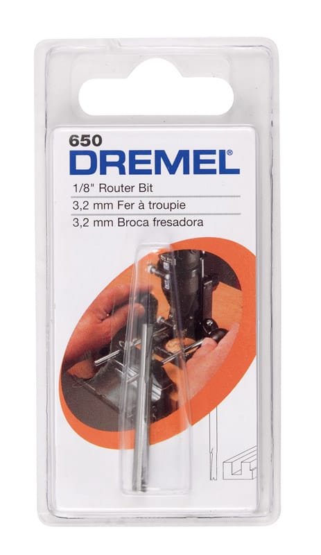 Dremel 650 1/8 in. X 1-1/2 in. L High Speed Steel High Speed Router Bit 1 pk