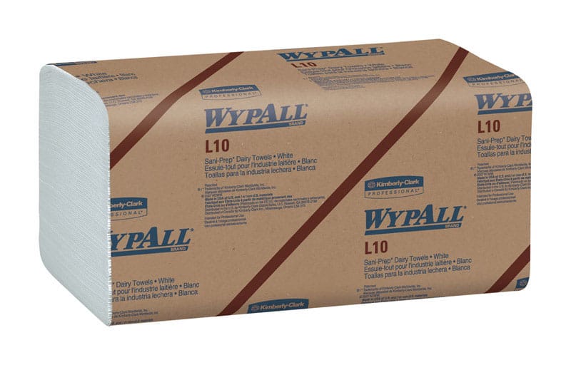 WypAll 01770 Dairy Towels 200 sheet 1 ply 12 pk