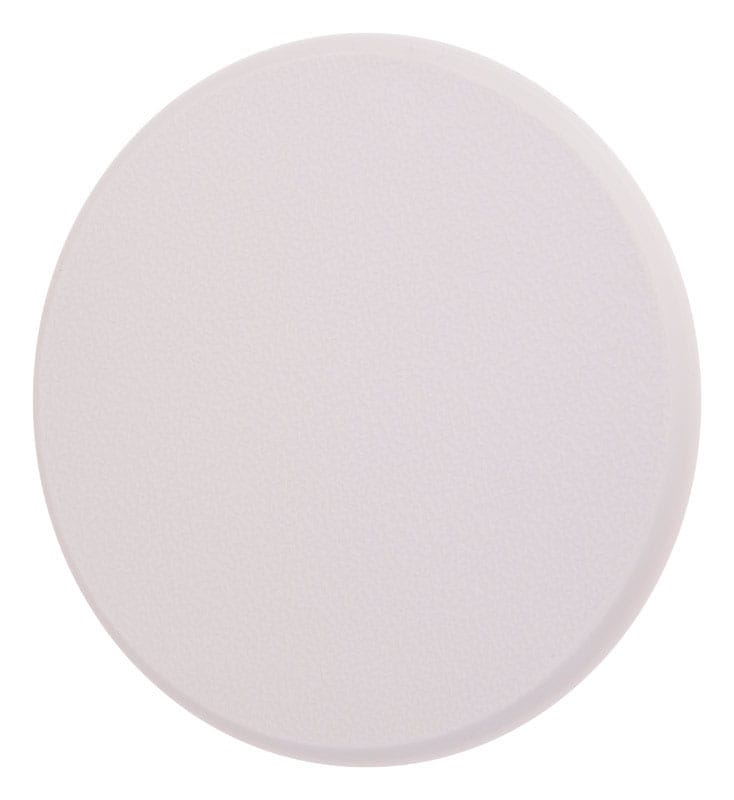 Barton Kramer 1069C Vinyl Matte White Door Bumper Surface 5 in.