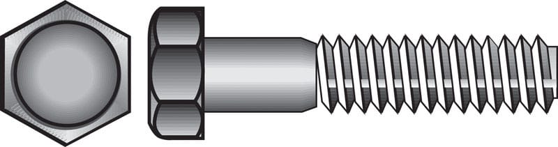 Hillman 0831526 1/4-20 in. D X 3 in. L Stainless Steel Hex Head Cap Screw 50 pk