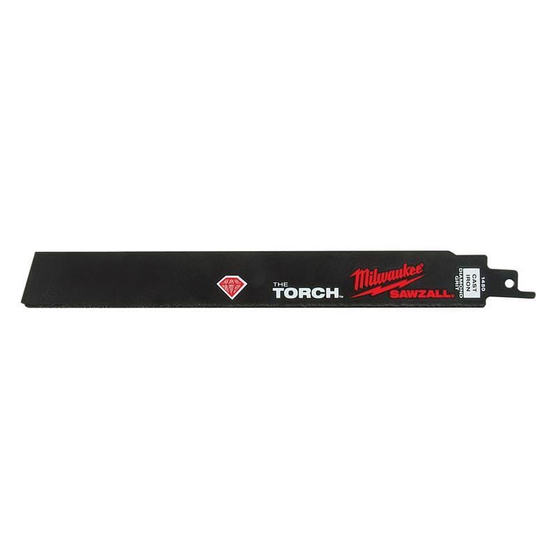 Milwaukee 48-00-1450 The Torch 9 in. Diamond Grit Reciprocating Saw Blade 1 pk