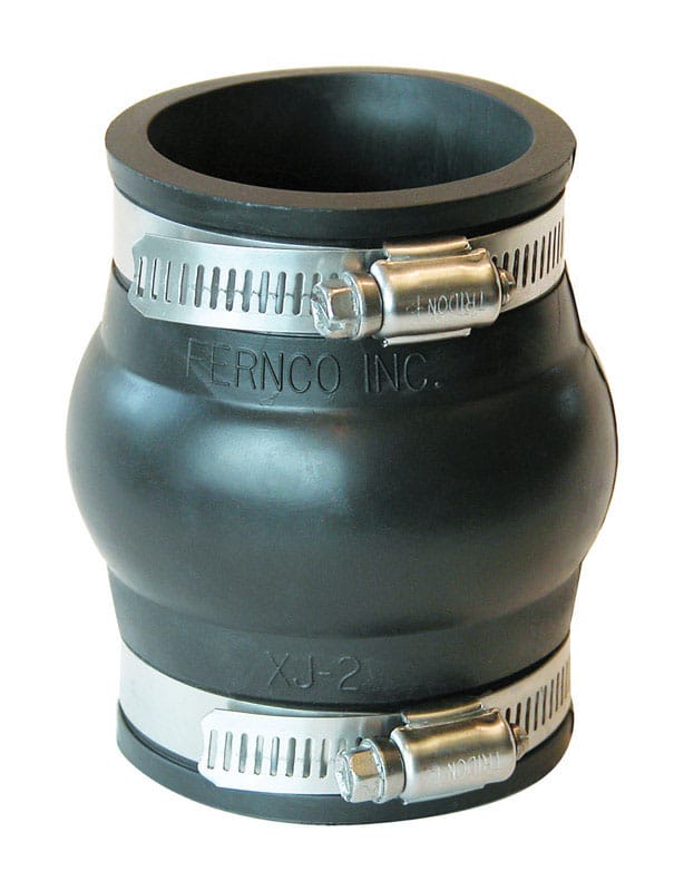 Fernco PXJ-2 Schedule 40 2 in. Hub X 2 in. D Hub PVC 3-1/2 in. Expansion Coupling 1 pk