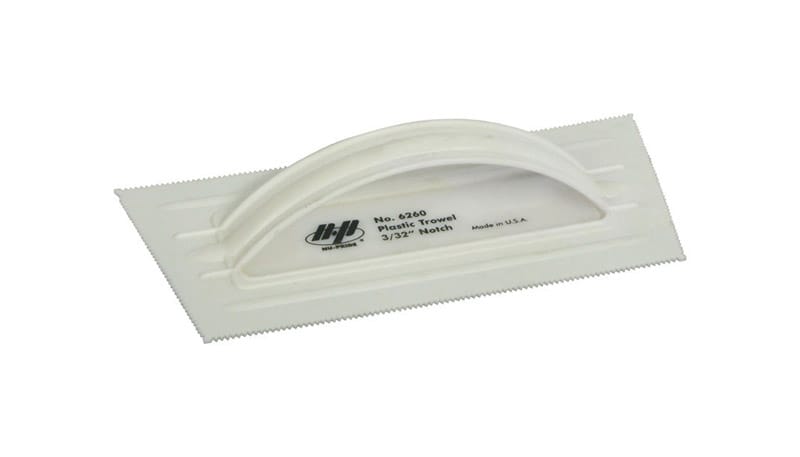 Marshalltown 6260 QLT 4-1/4 in. W X 9-1/2 in. L Plastic V Notched Trowel
