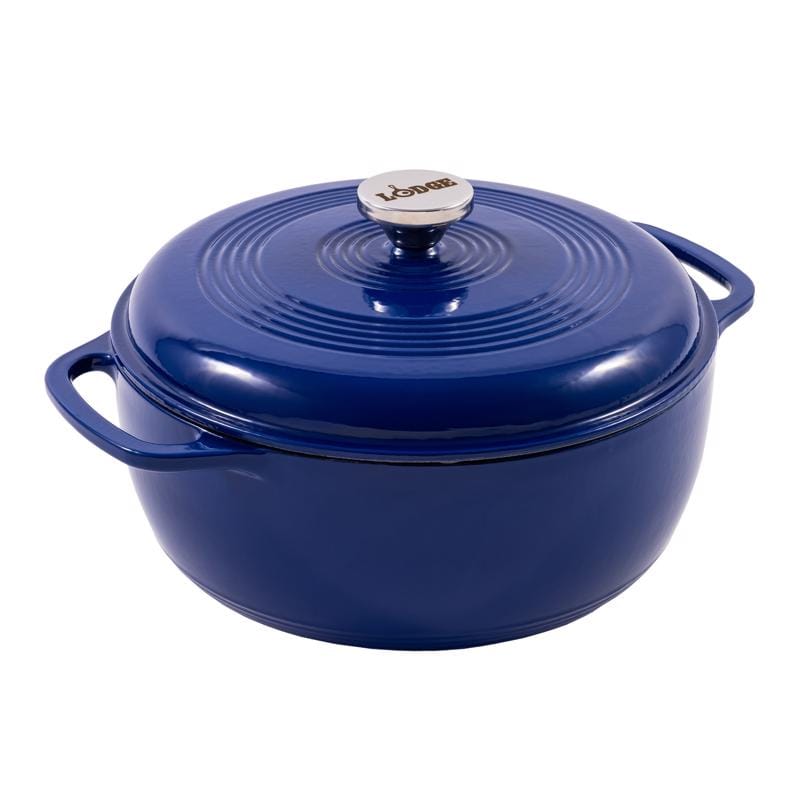 Lodge EC6D32 Cast Iron Dutch Oven 11 in. 6 qt Indigo