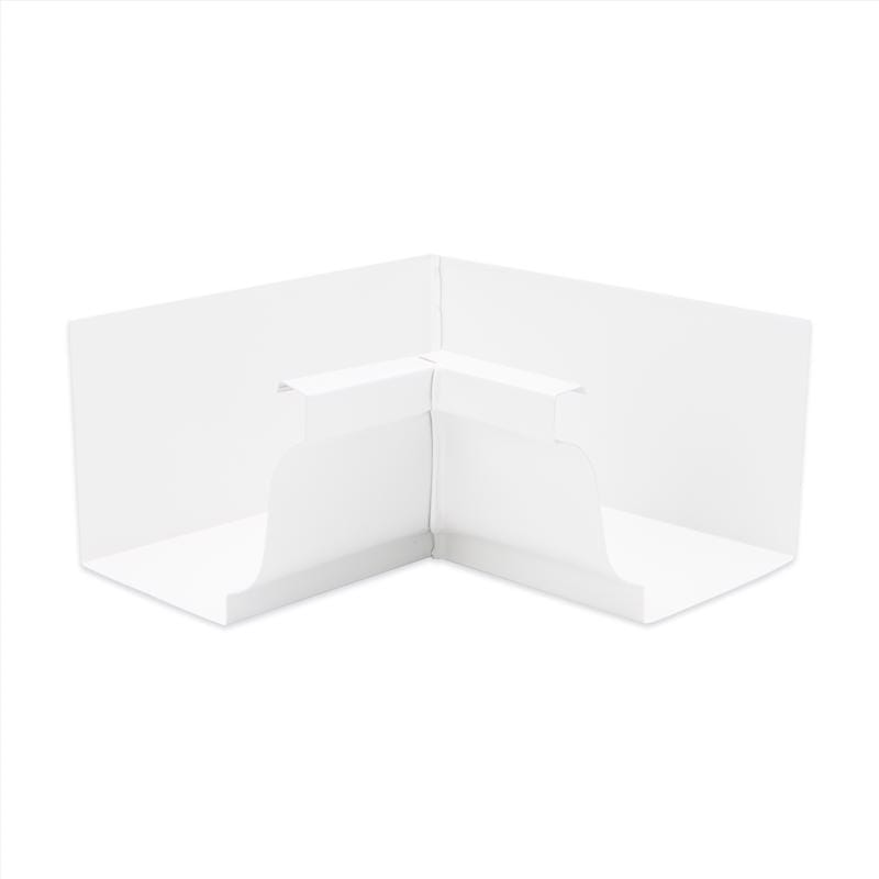 Amerimax 27201HP 3.5 in. H X 3.75 in. W X 7.5 in. L White Aluminum K Inside Miter