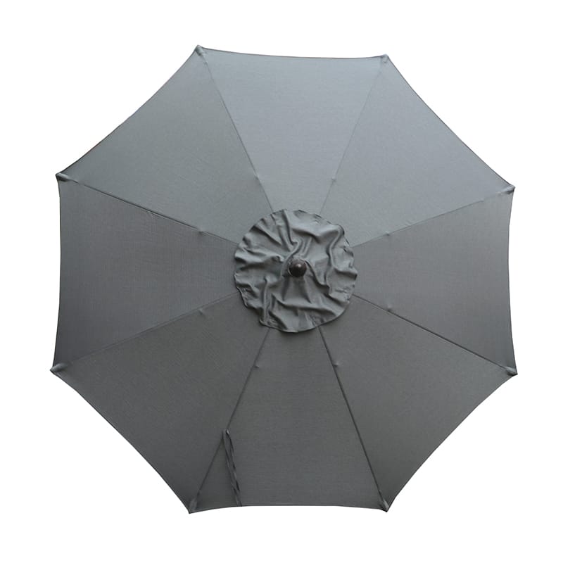 Living Accents UMA908G31OBD643 9 ft. Tiltable Gray Market Umbrella