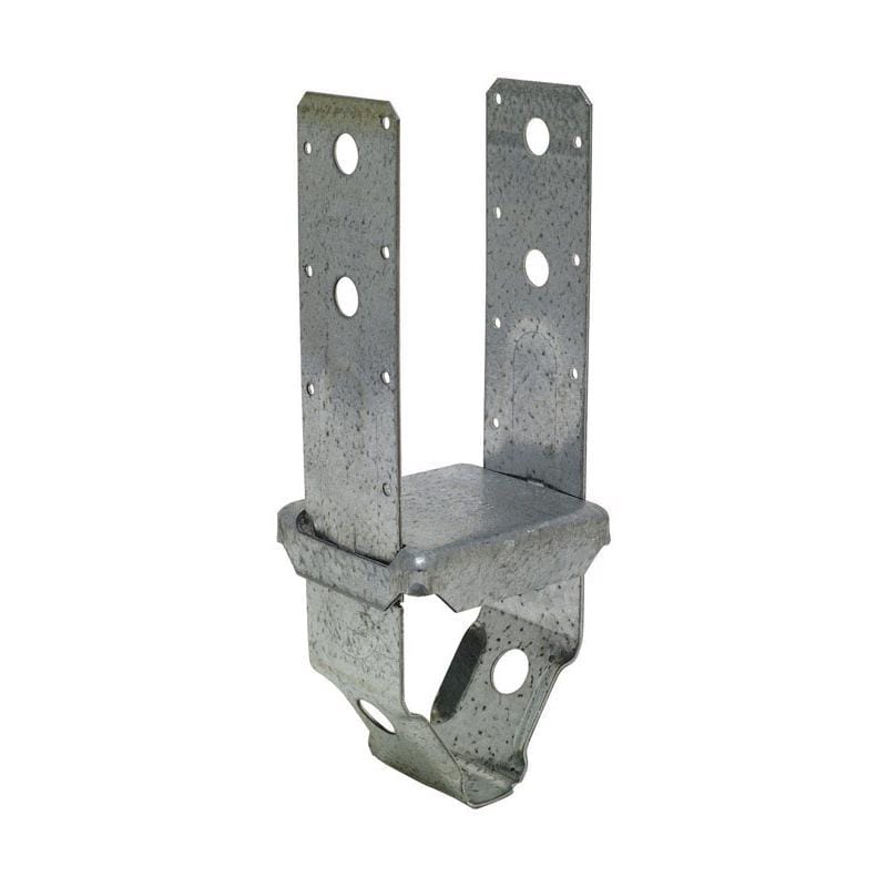 Simpson Strong-Tie PBS44AZ ZMax 6.25 in. H X 3.56 in. W 12, 14 Ga. Galvanized Steel Post Base