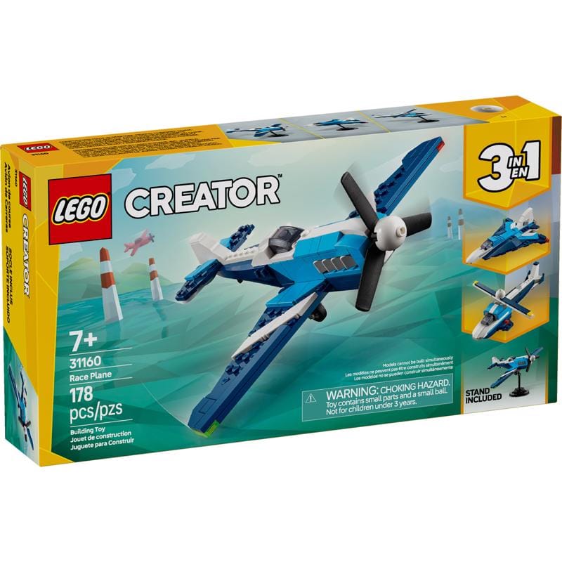 Lego 31160 Creator Aircraft Race Plane Building Toy Multi
