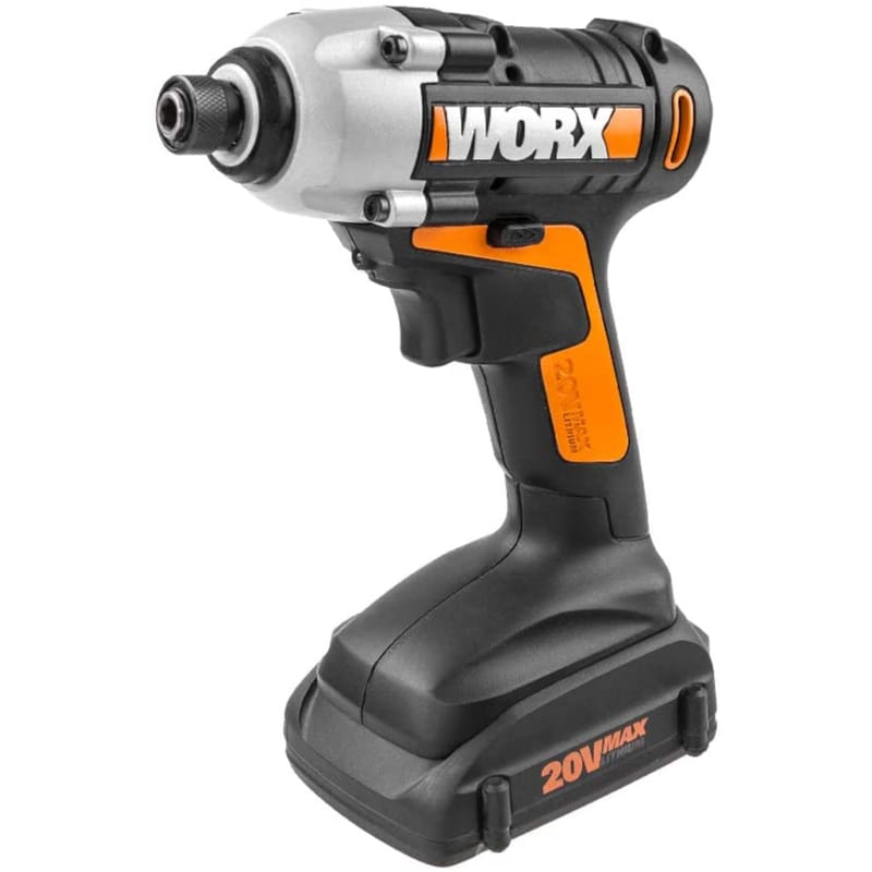 Worx WX291L 20V 1/4 in. Cordless Brushed Impact Driver Kit (Battery & Charger)