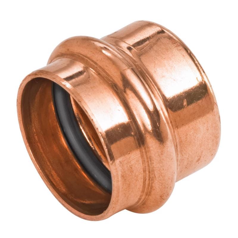 Nibco 9172750PCU 1 in. Press X 1 in. D Press Wrought Copper Cap 1 pk